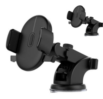 Car Phone Holder – Long Telescopic Rod with Dashboard Suction Cup