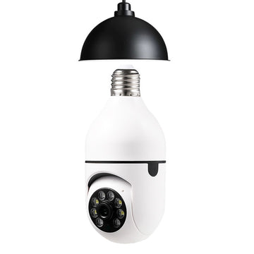 1080P Wi-Fi Light Bulb Camera – 360°, Color Night Vision, Two-Way Audio and Smart Alarm