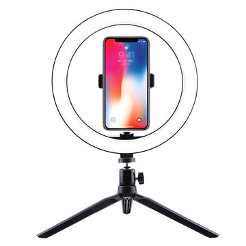 LED Ring Light with Tripod and Bluetooth Control – Professional Lighting for Photos, Videos and Lives