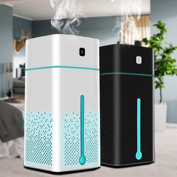 Air Purifier and Humidifier with LED Light – Breathe Clean Air and Relax in Style