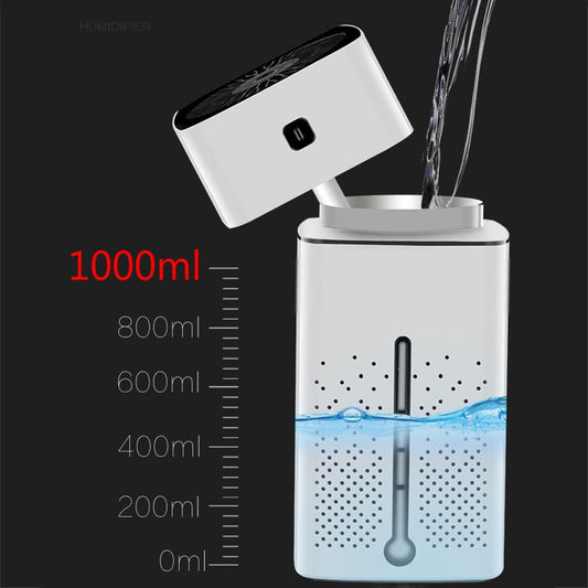 Air Purifier and Humidifier with LED Light – Breathe Clean Air and Relax in Style