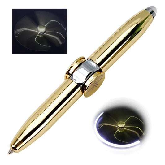 Multifunctional Luminous Gyro Pen – Fidget Spinner