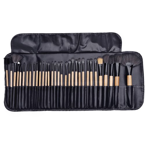 Professional Makeup Brush Kit with Elegant Case