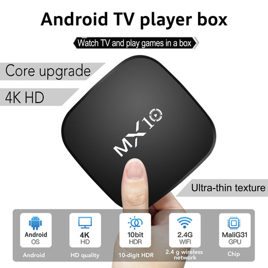 MX10 Mini Android TV Box – Smart 4K Entertainment